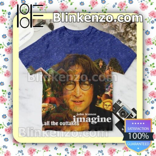 John Lennon Imagine All The Outtakes Blue Custom Shirt