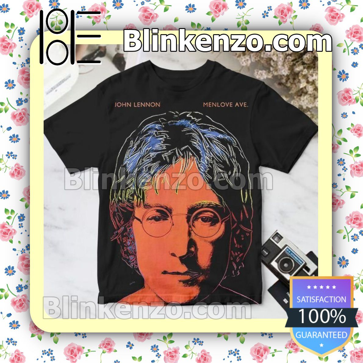 eBay John Lennon Menlove Ave Album Cover Custom Shirt