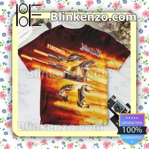 Judas Priest Firepower Album Cover Gift Shirt