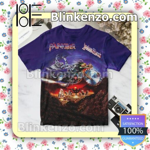 Judas Priest Painkiller Album Cover Purple Gift Shirt
