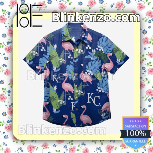 Kansas City Royals Floral Short Sleeve Shirts a