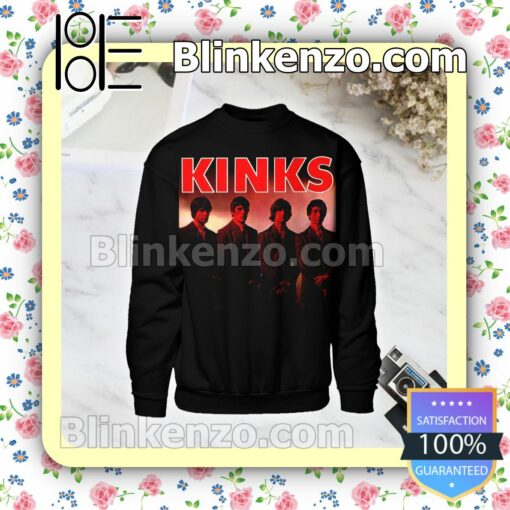 Kinks Album By The Kinks Black Custom Long Sleeve Shirts For Women