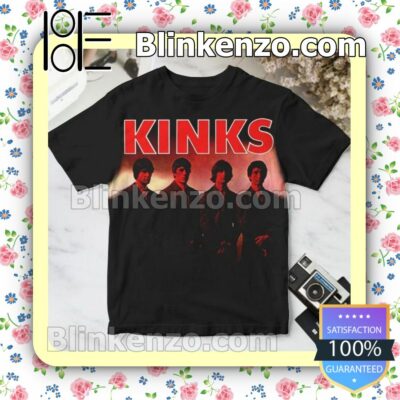 Kinks Album By The Kinks Black Custom T-Shirt
