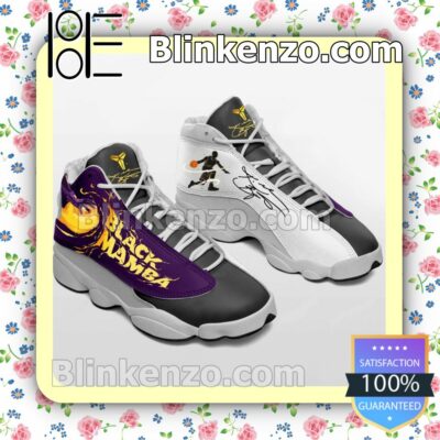 Kobe Bryant La Lakers Basketball Gray Purple Jordan Running Shoes