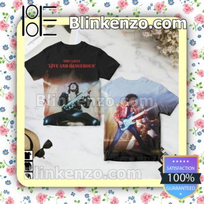 Live And Dangerous Album Cover By Thin Lizzy Birthday Shirt
