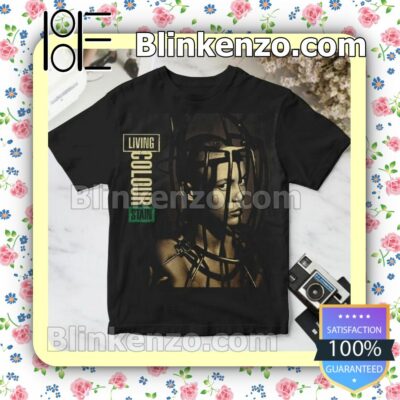 Living Colour Stain Album Cover Custom T-Shirt
