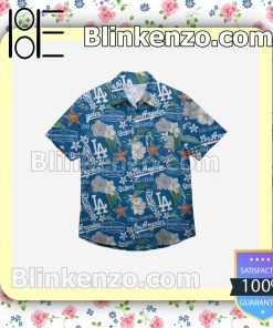 Los Angeles Dodgers City Style Short Sleeve Shirts a