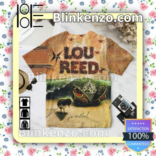 Lou Reed The Debut Solo Studio Album Cover Signature Birthday Shirt