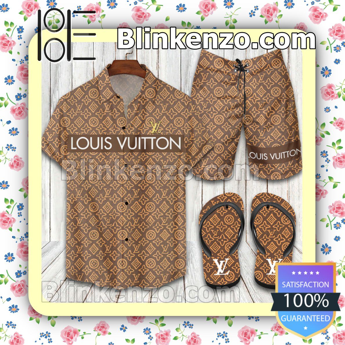 Louis Vuitton Orange Beach Shorts
