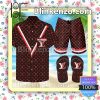 Louis Vuitton Red & Black Beach Shorts