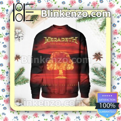 Megadeth Greatest Hits Back To The Start Album Cover Custom Long Sleeve Shirts For Women