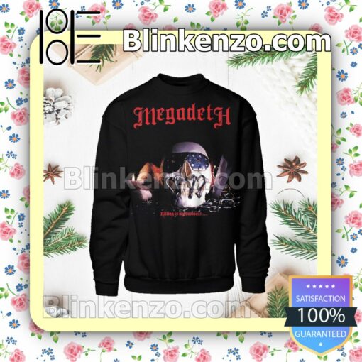 Megadeth Killing Is My Business And Business Is Good Album Cover Custom Long Sleeve Shirts For Women