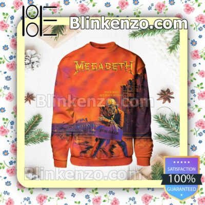 Megadeth Peace Sells But Who's Buying Album Cover Custom Long Sleeve Shirts For Women