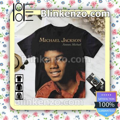 Michael Jackson Forever Michael Album Cover Birthday Shirt