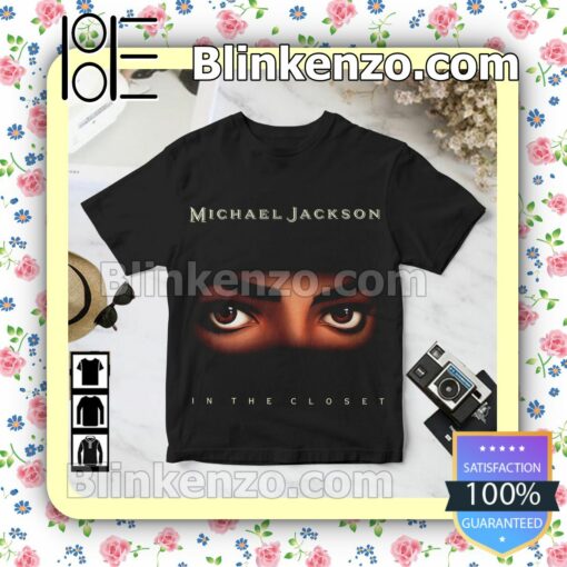 Michael Jackson In The Closet Single Cover Black Birthday Shirt