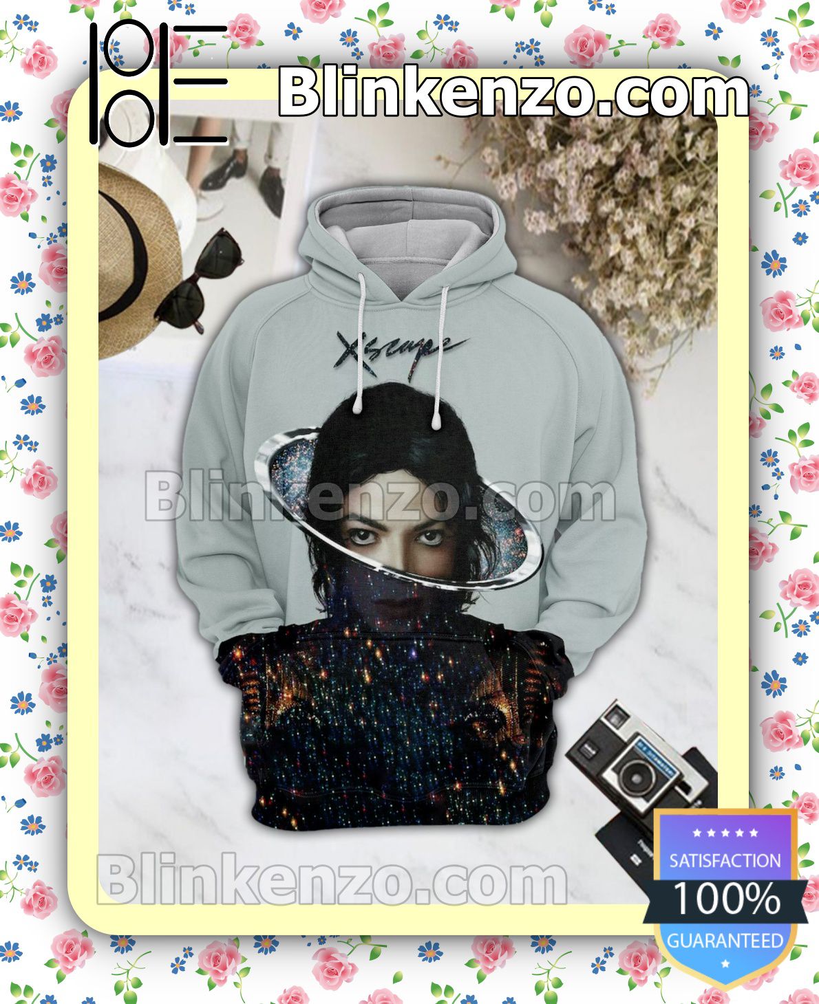 Michael Jackson Xscape Album Cover Womens Hoodie