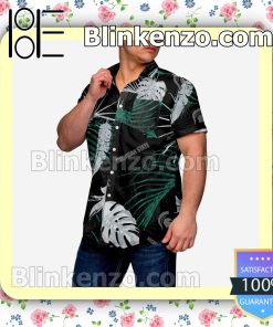 Michigan State Spartans Neon Palm Short Sleeve Shirts