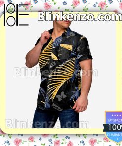 Michigan Wolverines Neon Palm Short Sleeve Shirts