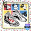 Mickey Disney Gray Black Jordan Running Shoes