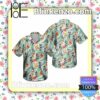 Mickey Minnie Mouse Donald Duck Floral Hawaii Shirt