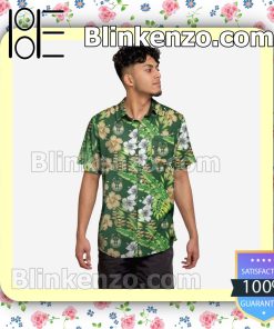 Milwaukee Bucks Floral Short Sleeve Shirts