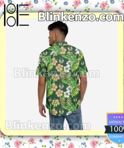 Milwaukee Bucks Floral Short Sleeve Shirts a
