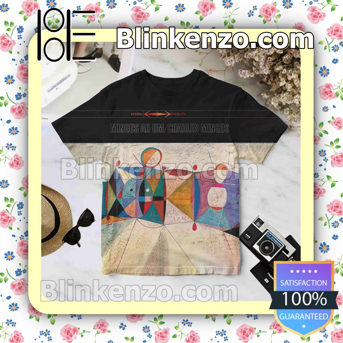 Wonderful Mingus Ah Um Album Cover Black Custom Shirt