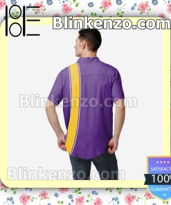 Minnesota Vikings Bowling Stripe Short Sleeve Shirts a