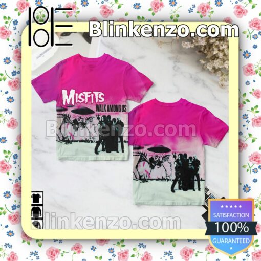 Misfits Walk Among Us Album Cover Pink Birthday Shirt