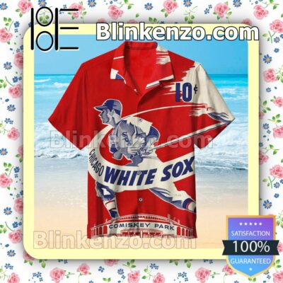 Mlb Chicago White Sox Baseball Comiskey Park Red Short Sleeve Shirt