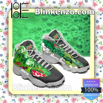 Mountain Dew Grey Green Jordan Running Shoes