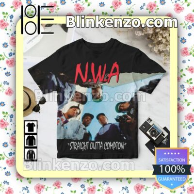 N.w.a Straight Outta Compton Album Cover Birthday Shirt