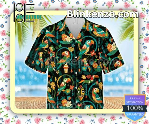 Native Tiki Tiki Parrot Cheers 3d Hawaii Shirt