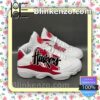 Nebraska Cornhuskers White Red Form Jordan Running Shoes Sneakers