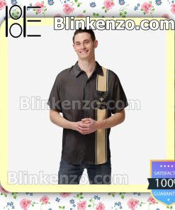 New Orleans Saints Bowling Stripe Short Sleeve Shirts