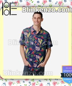 New York Giants Victory Vacay Short Sleeve Shirts