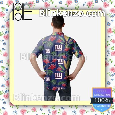 New York Giants Victory Vacay Short Sleeve Shirts a