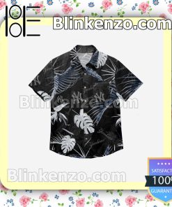 New York Yankees Neon Palm Short Sleeve Shirts a