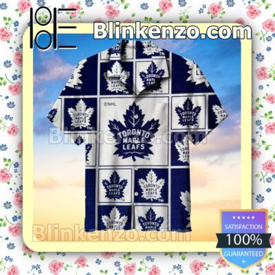 Nhl Toronto Maple Leaf Symbol Short Sleeve Shirt