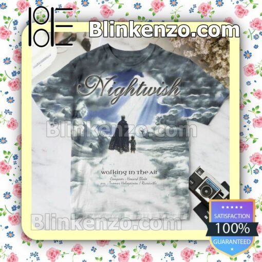 Nightwish Walking In The Air The Greatest Ballads Compilation Album Cover Custom T-Shirt