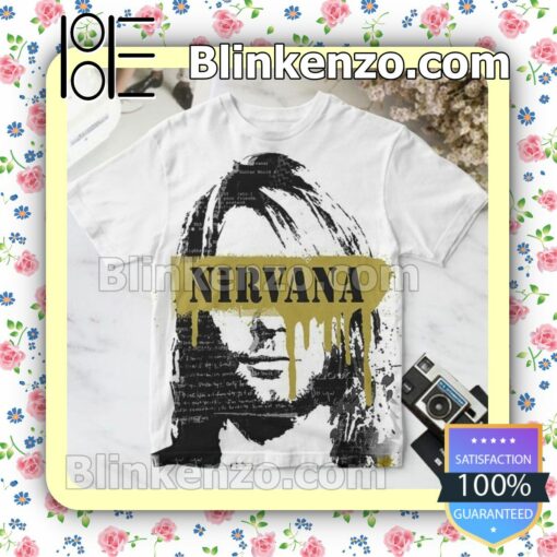 Nirvana Art Painting White Custom T-Shirt