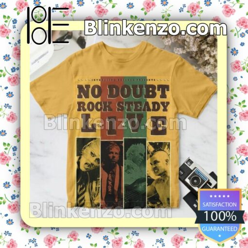 No Doubt Rock Steady Live Album Cover Custom T-Shirt
