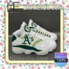 Oakland Athletics Green White Jordan Running Shoes