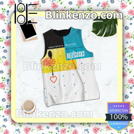 Operator's Manual Buzzcocks Best Compilation Album Cover Tank Top Men