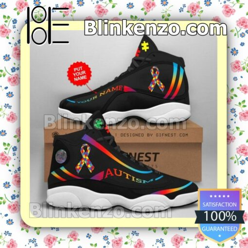 Personalized Autism Awareness Jordan Running Shoes