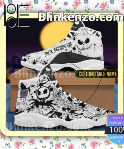 Personalized Jack Skellington And Sally Couple Jordan Running Shoes