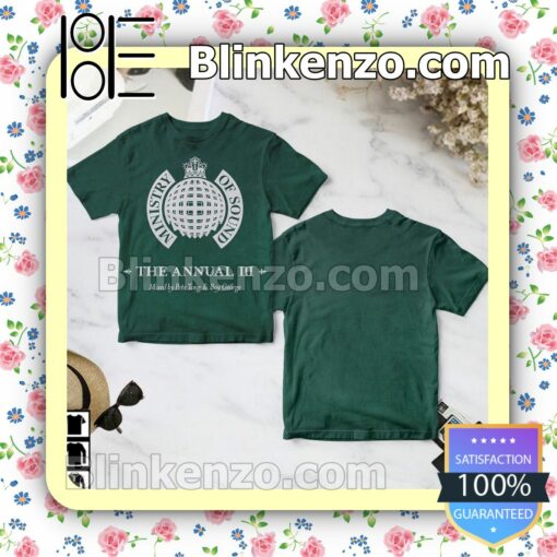 Pete Tong And Boy George Ministry Of Sound The Annual II Album Cover Green Birthday Shirt