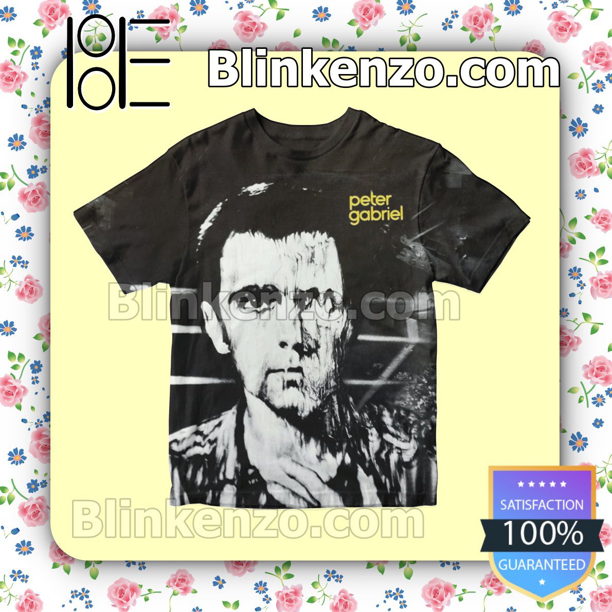 Excellent Peter Gabriel 1980 Album Cover Custom Shirt