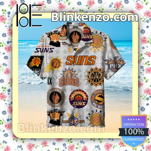 Phoenix Suns Basketball Team Logo Edition Short Sleeve Shirt