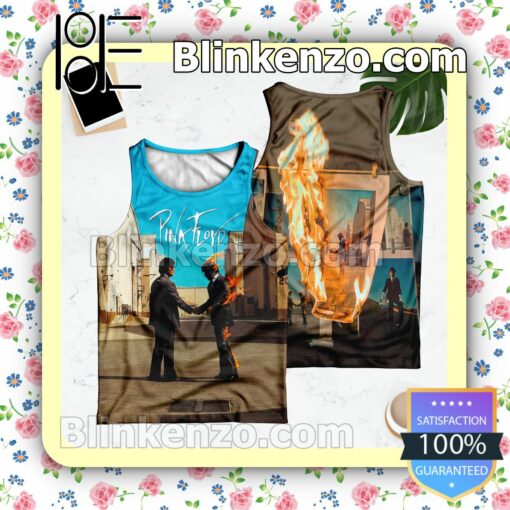 Pink Floyd Wish You Were Here Album Cover Tank Top Men